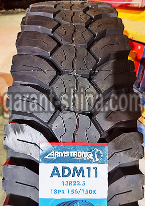 Armstrong ADM11 (привод-карьер) 315/80 R22.5 156/150K 18PR - Фото реального протектра вблизи